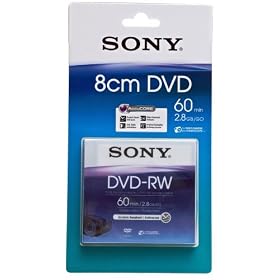 Sony 8cm DVD-RW 60 Min Double Sided Blister