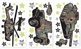 Camo Army Military II Open Line Wall Stickers