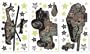 Camo Army Military II Open Line Wall Stickers
