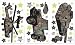 Camo Army Military II Open Line Wall Stickers