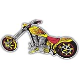 Chopper Motorcycle bumper sticker 3 x 6 41ZW2BDQ0UL. SL160 Chopper Motorcycle bumper sticker 3 x 6
