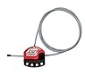 Master Lock Adjustable Cable Lockout, 6' Length, 5/32" Diameter