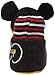 Josmo Character Shoes Boy's Disney Mickey Head Slipper-K, Black/Red, 7/8 M US Toddler