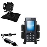 Sony Ericsson k810i Auto Bean Bag Dash Holder with Car Charger - Uses Gomadic TipExchange