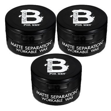 3 x Tigi Bed Head Men Matte Separation Workable Wax by Tigi