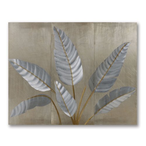 Metallic Leaves Wall Graphic