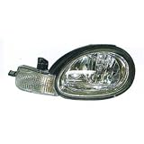 2001 Plymouth Neon Headlight Assembly w Black Bezel LH by Online Part Bin