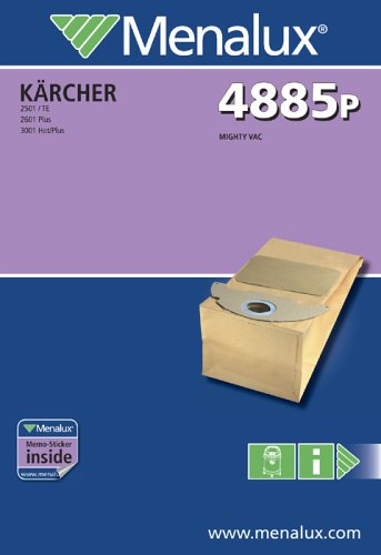 Menalux 4885P / Papier / 4 Staubbeutel / f&uuml;r K&auml;rcher 2001-3001