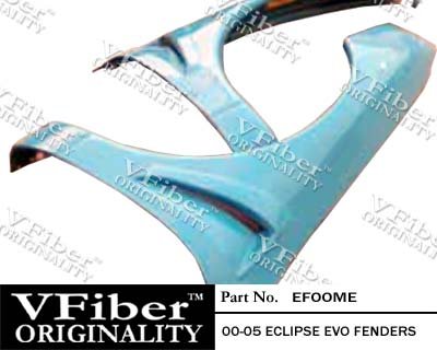 EF00ME - VFiber FRP Mitsubishi Eclipse 00-05 HB EVO 2pc Front Fenders