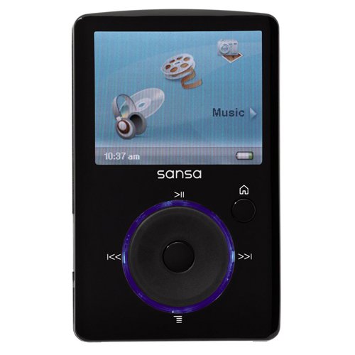 SanDisk Sansa Fuze MP3-/Video-Player 8 GB mit Radio schwarz