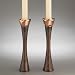 Nambe Copper Canyon Pair Candlesticks, 8-1/2-Inch
