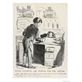 Buying Laudanum and Arsenic Over the Counter in a Chemist's Shop Art Giclee Poster Print by John Leech, 18x24