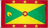 Grenada National Country Flag - 3 foot by 5 foot Polyester (New)