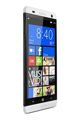 BLU Win HD 5-Inch Windows Phone 8.1, 8MP Camera Unlocked Cell Phones - White
