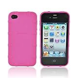 HOT PINK Magpul Field Case Hard Crystal Silicone Verizon AT&T iPhone 4