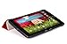 MoKo LG G Pad 7.0 Case - Ultra Slim Smart-shell Stand Case for LG G Pad V400 / V410 (LTE) / VK410 / UK410 / LK430 (G Pad F7.0) 7-Inch Android Tablet, RED (With Smart Cover Auto Wake / Sleep)