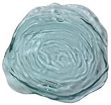 Recycled Art Glass Server Plate 12 1/2"x11 3/4"