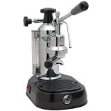 La Pavoni EPBB-8 Europiccola 8-Cup Lever Style Espresso Machine, Black Base