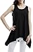 Women's Plus Vogue Wide Hem Design Top Shirts Tunic Sleeveless Summer Top