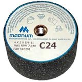ABRASIVE STONE CUP, 4x 2x 24 GRIT