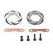 Brake Pads and Rotors | Metal Brake Pads - Vented Metal Brake Rotors w/Pads Savage HBS61156