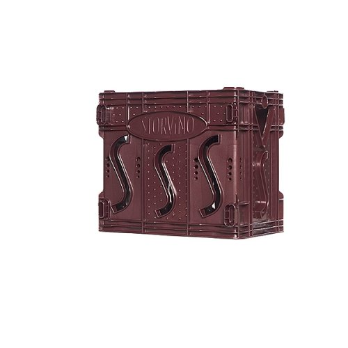 Storvino 6-Bottle Plastic Wine Storage Container - Burgundy