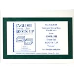English from the Roots Up Flashcards, Vol. 1 book cover