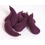 Set of 2 Aubergines Soft Felt Play Food Pretend Toy
