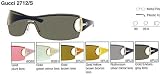 Gucci - Gucci 2712/S Sunglasses(Color-Code=0PU3 - Ruthenium Frame,Silver Mirror Lens,Frame Size=99-01-115)