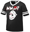 WWJD, Mens Ringer T-shirt, What Would Jason Do? Men's V-Neck Shirt