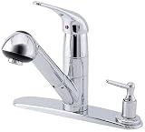 Danze D455612 Melrose Single Handle Kitchen Faucet with Classic Pull-Out Spout and Lever Handle, Chrome