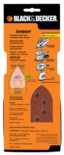 Black & Decker 74-672 Mega Mouse Paper - Medium (120-Grit)
