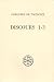 Discours, 1-3