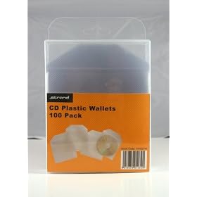 Strand CD Plastic Wallets 100 Pack