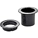 Fast Cap, DUALLY 2.5 SINGLE BL, Dual Sided Grommet, Blk, 2.5In