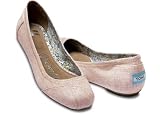 Toms - Womens Ballet Flats Shoes in Rose Natalia Linen