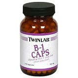 TwinLab B-1 Caps, 100 mg, Capsules, 100 capsules (Pack of 3)
