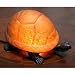Amber Turtle Accent Table Lamp