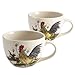 Paula Deen Signature Dinnerware Southern Rooster Collection 2-Piece Jumbo Mug Set