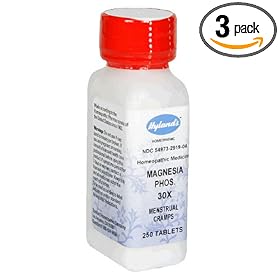 Hyland's Magnesia Phos., 30X, 250 Tablets (Pack of 3)