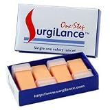 SURGILANCE ONE STEP SELF RETRACTING LANCET ORANGE 2.2MM 100/BOX