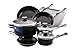 Farberware Select 10-Piece Cookware Set, Blue