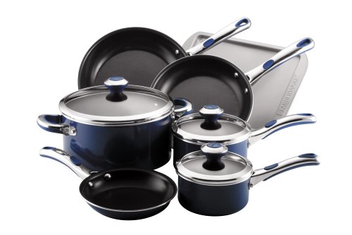 Farberware Select 10-Piece Cookware Set, Blue