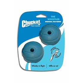 Chuckit! The Whistler Ball Medium 2.5-inch, 2 pack