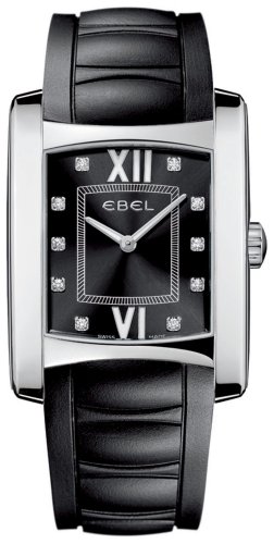 Ebel Brasilia Ladies Black Strap Diamond Watch 9256M43/158BC35606XS - 1215877