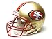 San Francisco 49ers Full Size Authentic ProLine NFL Helmet by Riddell
