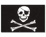 Flagge Pirat mit Knochen 90 * 150 cm Fahne