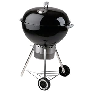 Weber 751001 22.5-Inch One-Touch Gold Charcoal Grill, Black