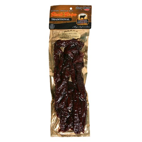 Gary West Meats, Certified Angus Strips, Traditional, 8-Ounce Unit by Dried Beef