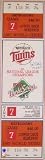 Frank Viola Minnesota Twins - 1987 World Series Game 7 - Autographed Mega Ticket with 87 WS MVP Inscription